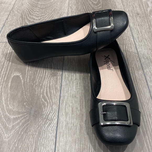 Xappeal Lily Black Ballet Flats - Picture 9 of 10